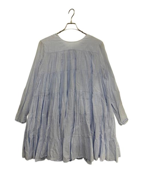 merlette（マーレット）Merlette (マーレット) 長袖ワンピース ブルー サイズ:SMALLの古着・服飾アイテム