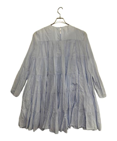 merlette（マーレット）Merlette (マーレット) 長袖ワンピース ブルー サイズ:SMALLの古着・服飾アイテム