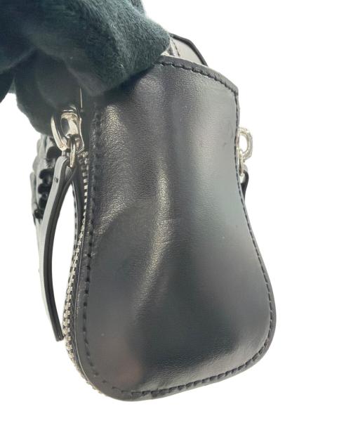 DIESEL（ディーゼル）DIESEL (ディーゼル) スタッツフリルショルダーバッグ ブラックの古着・服飾アイテム
