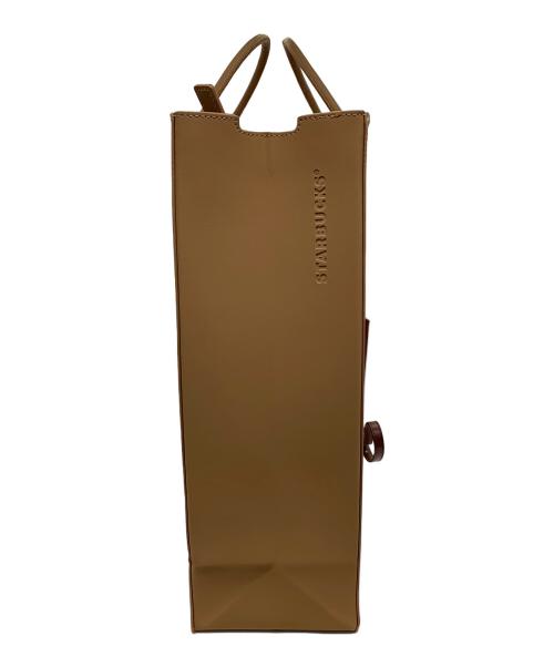 STARBUCKS COFFEE（スターバックス コーヒー）STARBUCKS COFFEE (スターバックス コーヒー) 2WAYレザートートバッグ キャメルの古着・服飾アイテム