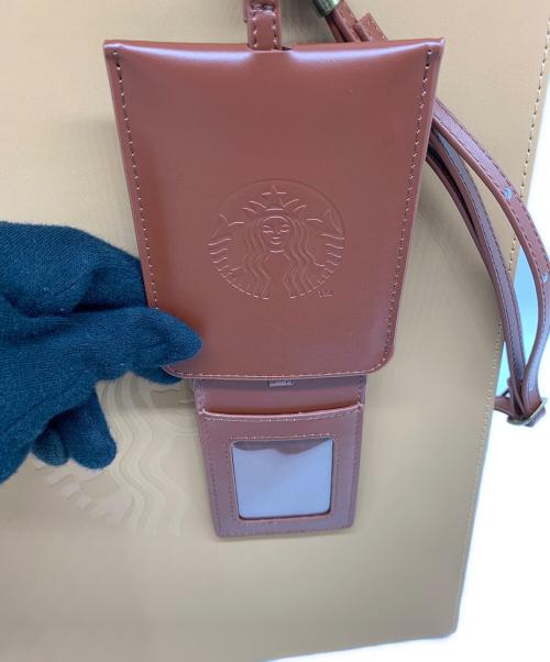 STARBUCKS COFFEE（スターバックス コーヒー）STARBUCKS COFFEE (スターバックス コーヒー) 2WAYレザートートバッグ キャメルの古着・服飾アイテム