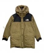 THE NORTH FACEザ ノース フェイス）の古着「マウンテンダウンコート」｜ブラック×カーキ