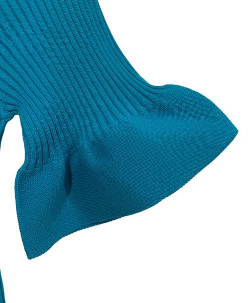 allureville（アルアバイル）allureville (アルアバイル) ニットワンピース ブルー サイズ:Mの古着・服飾アイテム