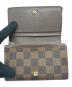 中古・古着 LOUIS VUITTON (ルイ ヴィトン) 2つ折り財布 ブラウン：17000円