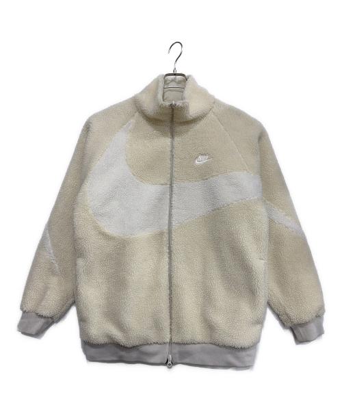 NIKE（ナイキ）NIKE (ナイキ) リバーシブルフリースジャケット アイボリー サイズ:XLの古着・服飾アイテム