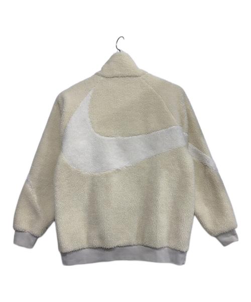 NIKE（ナイキ）NIKE (ナイキ) リバーシブルフリースジャケット アイボリー サイズ:XLの古着・服飾アイテム