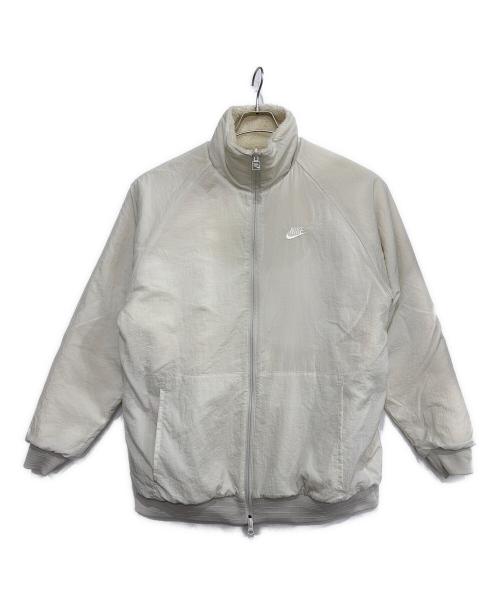 NIKE（ナイキ）NIKE (ナイキ) リバーシブルフリースジャケット アイボリー サイズ:XLの古着・服飾アイテム