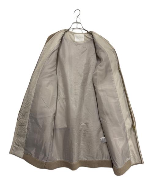 RIVE DROITE（リヴドロワ）RIVE DROITE (リヴドロワ) ノーカラーボアコート ベージュ サイズ:Fの古着・服飾アイテム