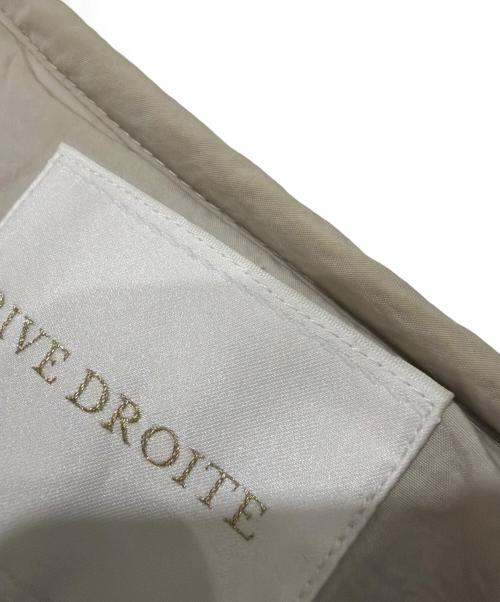 RIVE DROITE（リヴドロワ）RIVE DROITE (リヴドロワ) ノーカラーボアコート ベージュ サイズ:Fの古着・服飾アイテム