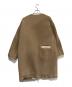 RIVE DROITE (リヴドロワ) ノーカラーボアコート ベージュ サイズ:F：7000円