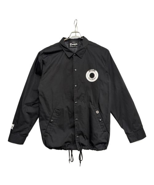 EXAMPLE（エグザンプル）EXAMPLE (エグザンプル) ナイロンコーチジャケット ブラック サイズ:Lの古着・服飾アイテム