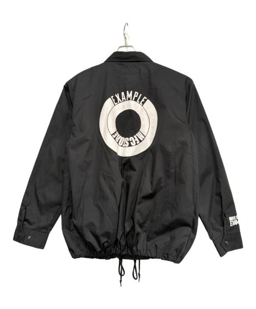EXAMPLE（エグザンプル）EXAMPLE (エグザンプル) ナイロンコーチジャケット ブラック サイズ:Lの古着・服飾アイテム