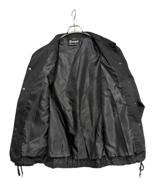 EXAMPLE（エグザンプル）EXAMPLE (エグザンプル) ナイロンコーチジャケット ブラック サイズ:Lの古着・服飾アイテム