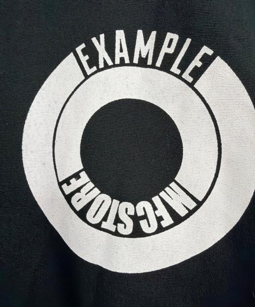 EXAMPLE（エグザンプル）EXAMPLE (エグザンプル) ナイロンコーチジャケット ブラック サイズ:Lの古着・服飾アイテム