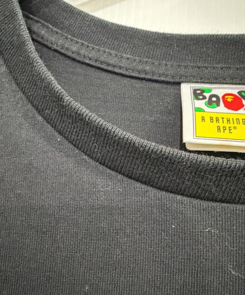 BAPE BY A BATHING APE（ベイプバイアベイシングエイプ）BAPE BY A BATHING APE (ベイプバイアベイシングエイプ) 半袖カットソー ブラック サイズ:3XLの古着・服飾アイテム