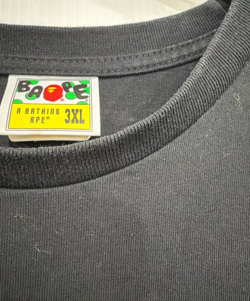 BAPE BY A BATHING APE（ベイプバイアベイシングエイプ）BAPE BY A BATHING APE (ベイプバイアベイシングエイプ) 半袖カットソー ブラック サイズ:3XLの古着・服飾アイテム