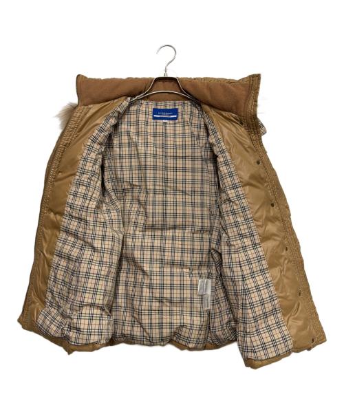 BURBERRY BLUE LABEL（バーバリー ブルー レーベル）BURBERRY BLUE LABEL (バーバリー ブルー レーベル) ダウンジャケット ベージュ サイズ:38の古着・服飾アイテム