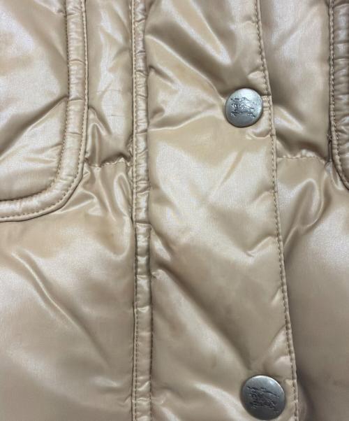 BURBERRY BLUE LABEL（バーバリー ブルー レーベル）BURBERRY BLUE LABEL (バーバリー ブルー レーベル) ダウンジャケット ベージュ サイズ:38の古着・服飾アイテム