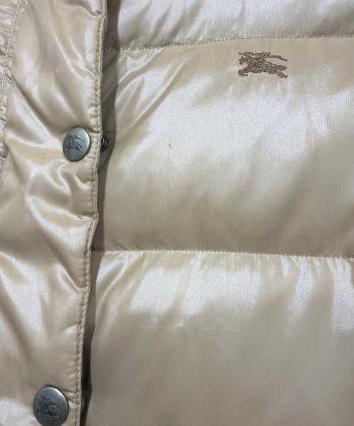 BURBERRY BLUE LABEL（バーバリー ブルー レーベル）BURBERRY BLUE LABEL (バーバリー ブルー レーベル) ダウンジャケット ベージュ サイズ:38の古着・服飾アイテム