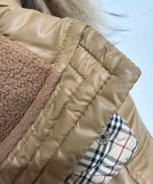 BURBERRY BLUE LABEL（バーバリー ブルー レーベル）BURBERRY BLUE LABEL (バーバリー ブルー レーベル) ダウンジャケット ベージュ サイズ:38の古着・服飾アイテム