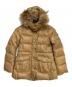 BURBERRY BLUE LABEL（バーバリー ブルー レーベル）の古着「ダウンジャケット」｜ベージュ