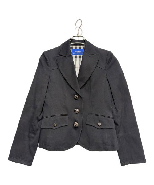 BURBERRY BLUE LABEL（バーバリー ブルー レーベル）BURBERRY BLUE LABEL (バーバリー ブルー レーベル) テーラードジャケット ブラック サイズ:38の古着・服飾アイテム