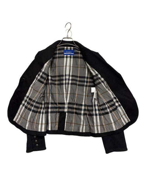 BURBERRY BLUE LABEL（バーバリー ブルー レーベル）BURBERRY BLUE LABEL (バーバリー ブルー レーベル) テーラードジャケット ブラック サイズ:38の古着・服飾アイテム