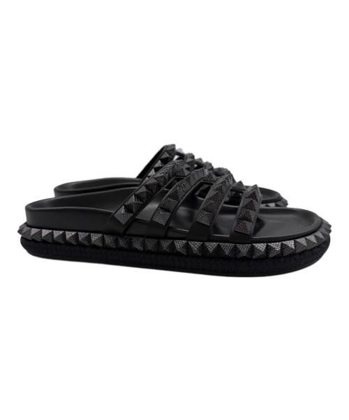 Christian Louboutin（クリスチャン・ルブタン）Christian Louboutin (クリスチャン・ルブタン) サンダル ブラック サイズ:39の古着・服飾アイテム