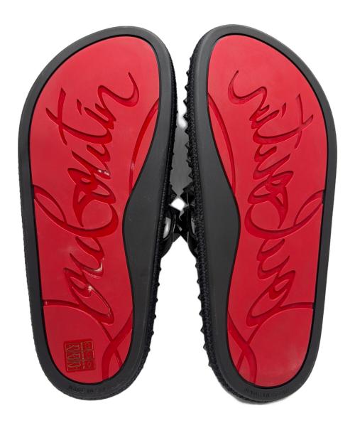 Christian Louboutin（クリスチャン・ルブタン）Christian Louboutin (クリスチャン・ルブタン) サンダル ブラック サイズ:39の古着・服飾アイテム