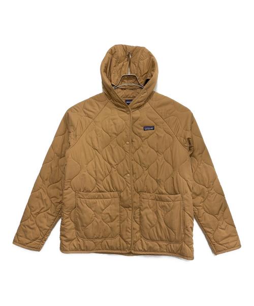 Patagonia（パタゴニア）Patagonia (パタゴニア) キルテッド・パファー ブラウン サイズ:XXL　16-18の古着・服飾アイテム