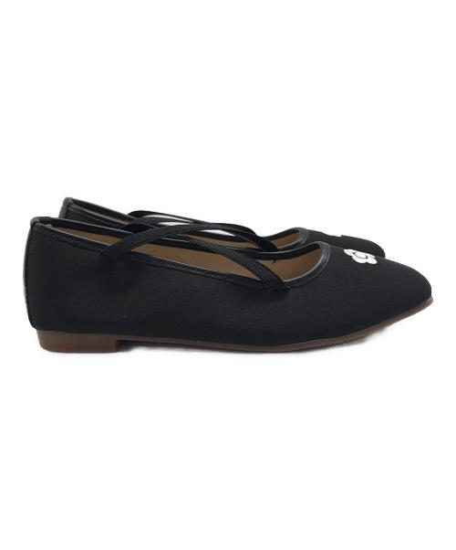 MARY QUANT（マリークヮント）MARY QUANT (マリークヮント) バレエシューズ ブラック サイズ:24㎝の古着・服飾アイテム