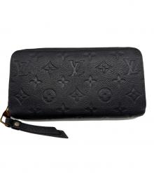 LOUIS VUITTON（ルイ ヴィトン）の古着「ラウンドファスナー財布」｜ノワール