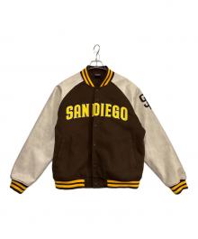Fanatics（ファナティクス）の古着「スタジャン」｜ブラウン