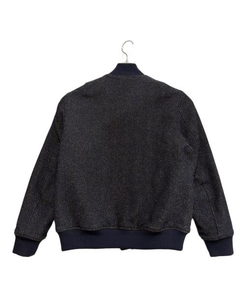 JAPAN BLUE JEANS（ジャパンブルージーンズ）JAPAN BLUE JEANS (ジャパンブルージーンズ) ヘリンボーンブルゾン ネイビー サイズ:Mの古着・服飾アイテム