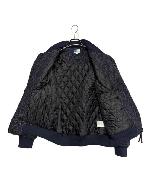JAPAN BLUE JEANS（ジャパンブルージーンズ）JAPAN BLUE JEANS (ジャパンブルージーンズ) ヘリンボーンブルゾン ネイビー サイズ:Mの古着・服飾アイテム