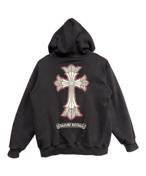CHROME HEARTS（クロムハーツ）CHROME HEARTS (クロムハーツ) ジップパーカー ブラック サイズ:Lの古着・服飾アイテム