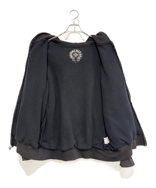 CHROME HEARTS（クロムハーツ）CHROME HEARTS (クロムハーツ) ジップパーカー ブラック サイズ:Lの古着・服飾アイテム