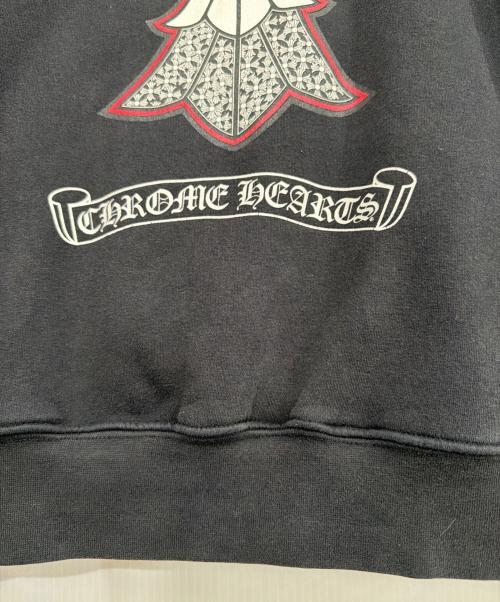 CHROME HEARTS（クロムハーツ）CHROME HEARTS (クロムハーツ) ジップパーカー ブラック サイズ:Lの古着・服飾アイテム