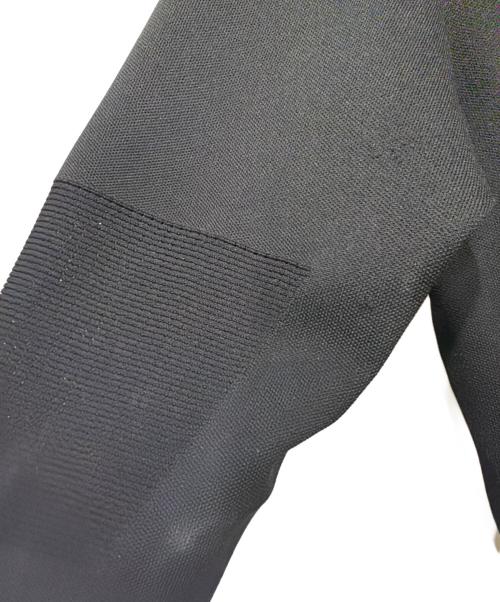 DESCENTE（デサント）DESCENTE (デサント) フュージョンニットノーカラーカーディガン ブラック サイズ:Oの古着・服飾アイテム