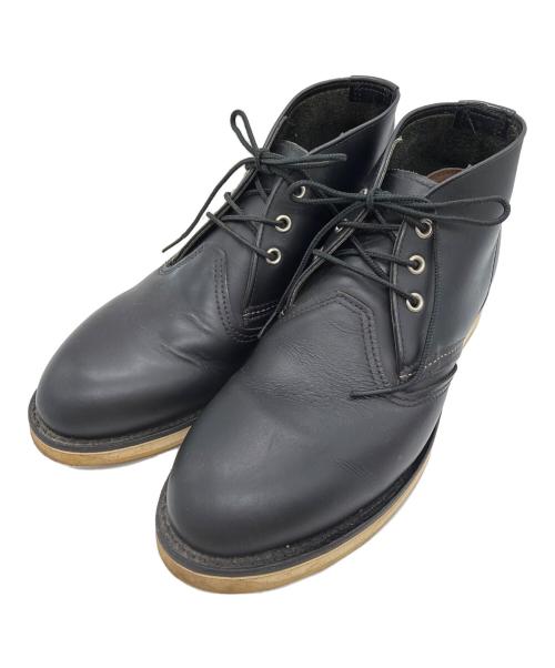 RED WING（レッドウィング）RED WING (レッドウィング) ワークチャッカブーツ ブラック サイズ:25.5㎝の古着・服飾アイテム