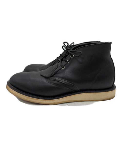 RED WING（レッドウィング）RED WING (レッドウィング) ワークチャッカブーツ ブラック サイズ:25.5㎝の古着・服飾アイテム