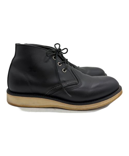RED WING（レッドウィング）RED WING (レッドウィング) ワークチャッカブーツ ブラック サイズ:25.5㎝の古着・服飾アイテム
