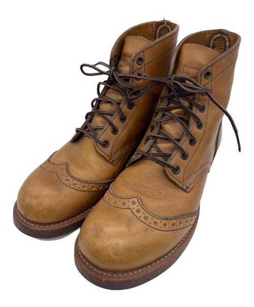 RED WING（レッドウィング）RED WING (レッドウィング) ブローグレインジャー ブラウン サイズ:25.5㎝の古着・服飾アイテム