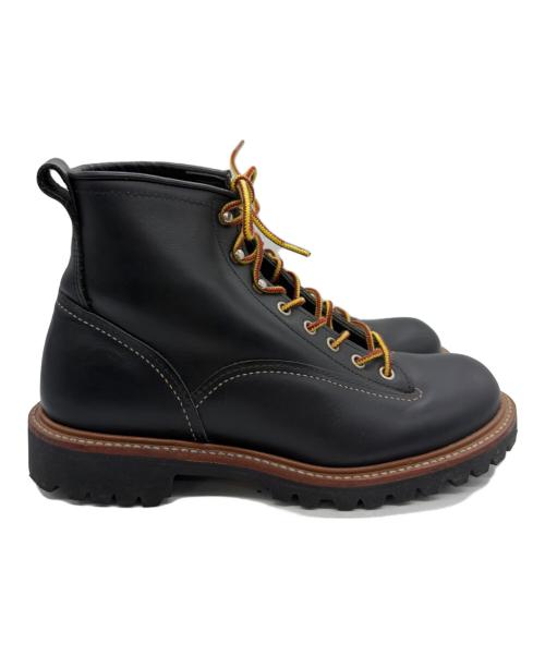 RED WING（レッドウィング）RED WING (レッドウィング) ラインマンブーツ ブラック サイズ:26cmの古着・服飾アイテム