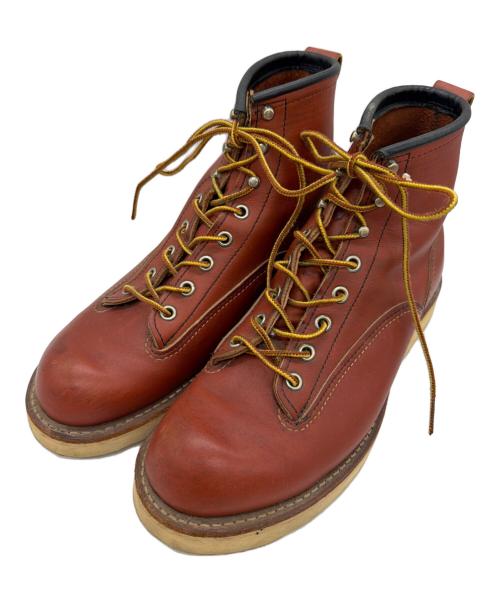 RED WING（レッドウィング）RED WING (レッドウィング) ラインマン ブラウン サイズ:USA　7 1/2の古着・服飾アイテム