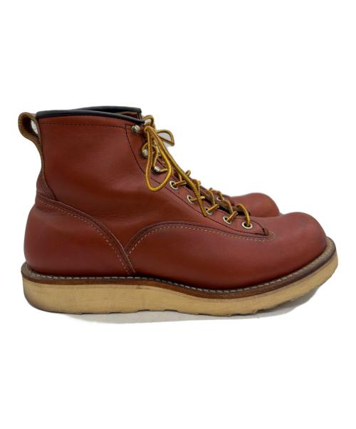 RED WING（レッドウィング）RED WING (レッドウィング) ラインマン ブラウン サイズ:USA　7 1/2の古着・服飾アイテム