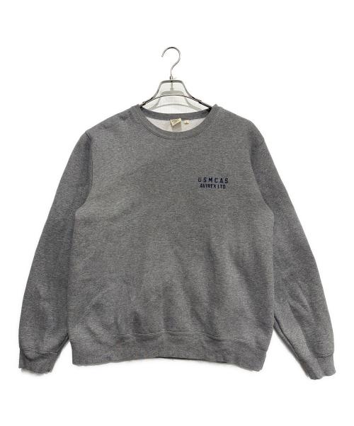 AVIREX（アヴィレックス）AVIREX (アヴィレックス) スウェット グレー サイズ:XLの古着・服飾アイテム
