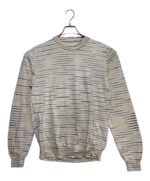 Maison Margiela（メゾンマルジェラ）Maison Margiela (メゾンマルジェラ) 薄手ニット ホワイト サイズ:Mの古着・服飾アイテム