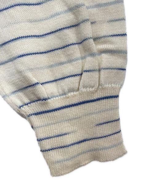 Maison Margiela（メゾンマルジェラ）Maison Margiela (メゾンマルジェラ) 薄手ニット ホワイト サイズ:Mの古着・服飾アイテム