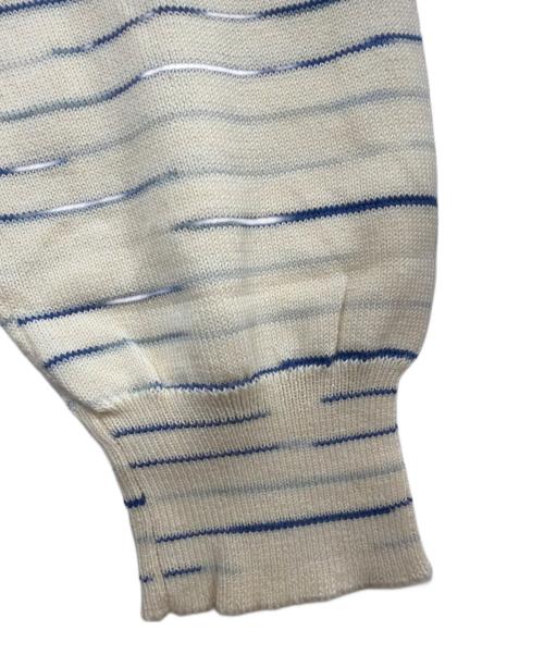 Maison Margiela（メゾンマルジェラ）Maison Margiela (メゾンマルジェラ) 薄手ニット ホワイト サイズ:Mの古着・服飾アイテム